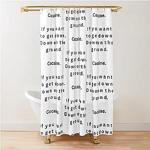 Cocaine - J.J. Cale  Eric Clapton Shower Curtain