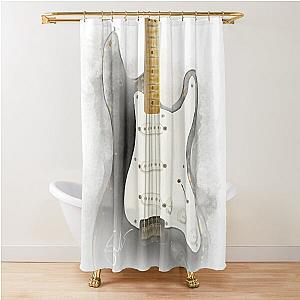 "Blackie" Electric Fender Guitar Used by Eric Clapton Shower Curtain