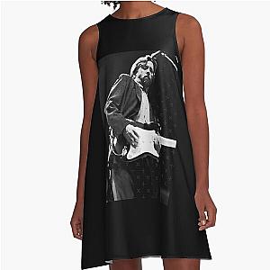 Eric Clapton - BW Photograph A-Line Dress