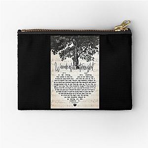 Wonderful Tonight Lyrics - Eric Clapton Zipper Pouch