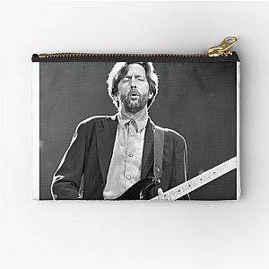 Eric Clapton - BW Photograph Zipper Pouch