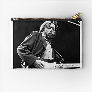 Eric Clapton - BW Photograph Zipper Pouch