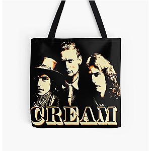 Eric Clapton Cream All Over Print Tote Bag