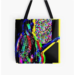 Eric Clapton Glitch design All Over Print Tote Bag