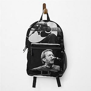 Eric Clapton - BW Photograph Backpack