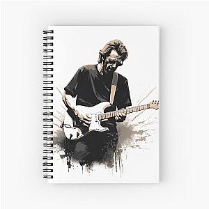 Eric Clapton Lookalike Vectorized Spiral Notebook