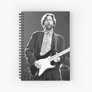 Eric Clapton - BW Photograph Spiral Notebook