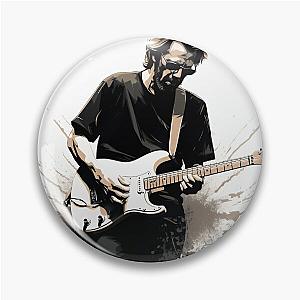 Eric Clapton Lookalike Vectorized Pin