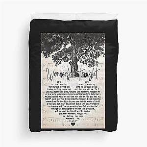 Wonderful Tonight Lyrics - Eric Clapton Duvet Cover