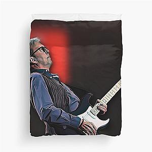 Eric Clapton Guitar Legend Digital Art Work Duvet Cover