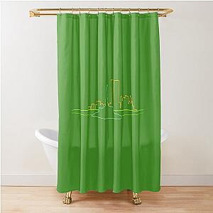 Escape from New York  NYC Skyline   	 Shower Curtain