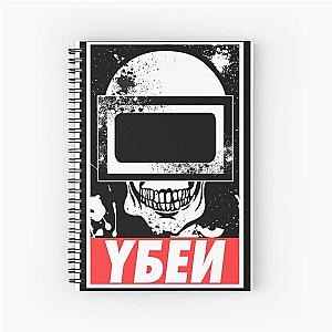 Escape From Tarkov - Tagilla Helmet Mask Design Spiral Notebook