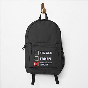 Esfand Funny Single Taken Backpack