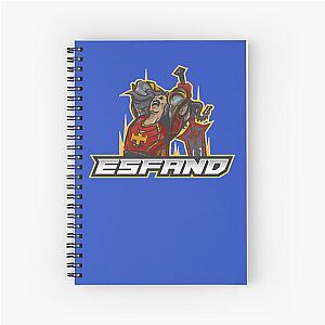 Esfandtv, Twitch Esfandtv Official Merch, Esfand OTK S, Hoodies &Amp; More   Spiral Notebook