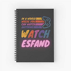 Watch Esfand twitch streamer youtuber Spiral Notebook