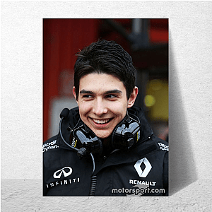 Esteban Ocon French F1 Talent Esteban Ocon Posters
