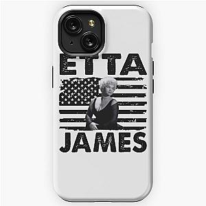 Retro American Flag Etta James Music Gift iPhone Tough Case