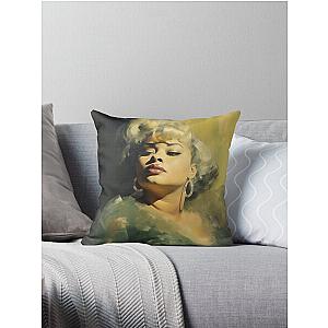 Drawing Etta James Throw Pillow