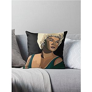 Etta James Singer Illustration Classic Throw Pillow