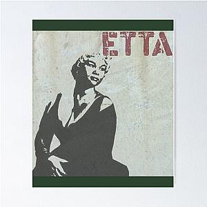 Graffiti art Etta James  Poster