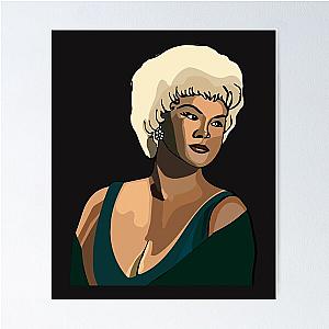 Etta James Singer Illustration  Poster