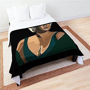 Etta James Singer Illustration Classic Comforter