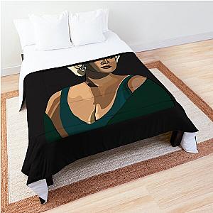 Etta James Singer Illustration  Comforter