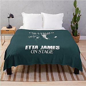 Yes I'm Old But I Saw Etta James  Throw Blanket