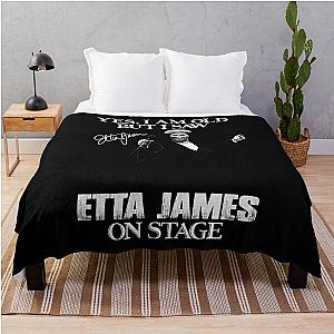 Yes I'm Old But I Saw Etta James On Stage Throw Blanket