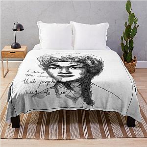 Etta James Jazz Blues Soul Legend Female Singer Woman Power Throw Blanket