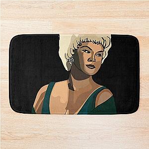 Etta James Singer Illustration Classic Bath Mat