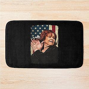 Vintage American Flag Etta James Legend Bath Mat