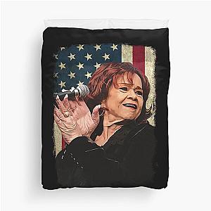 Vintage American Flag Etta James Legend Duvet Cover