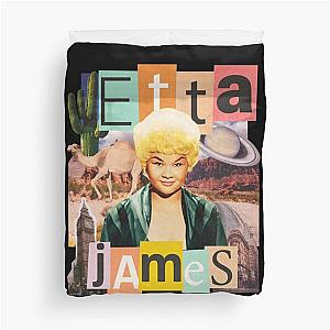 Retro Etta James A Sunday Kind of Love At Last! Duvet Cover