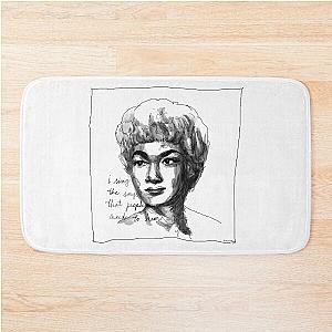 Etta James Jazz Blues Soul Legend Female Singer Woman Power Bath Mat