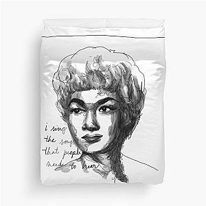 Etta James Jazz Blues Soul Legend Female Singer Woman Power Duvet Cover