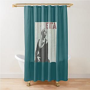 Graffiti art Etta James  Shower Curtain