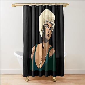 Etta James Singer Illustration Classic Shower Curtain