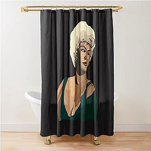 Etta James Singer Illustration  Shower Curtain