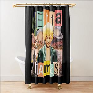 Retro Etta James A Sunday Kind of Love At Last! Shower Curtain