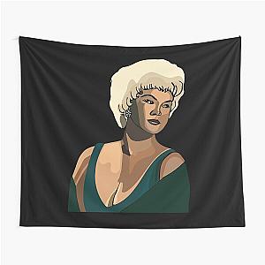 Etta James Singer Illustration Classic Tapestry