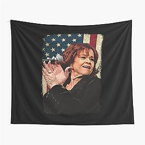 Vintage American Flag Etta James Legend Tapestry