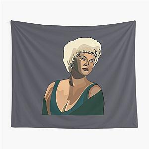 Etta James Singer Illustration  Tapestry