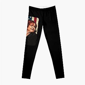 Vintage American Flag Etta James Legend Leggings