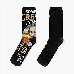 Some Of Us Grew Up Listening To  Etta James The Cool Ones Still Do Vintage Socks