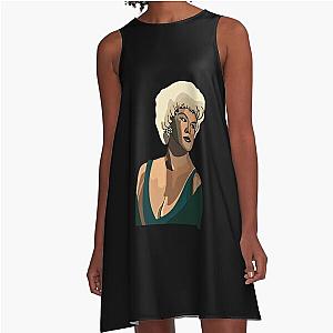 Etta James Singer Illustration Classic A-Line Dress