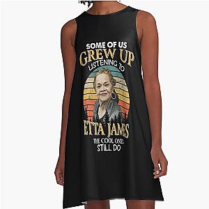 Some Of Us Grew Up Listening To  Etta James The Cool Ones Still Do Vintage A-Line Dress