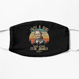 Just A Girl Who Loves Etta James Flat Mask