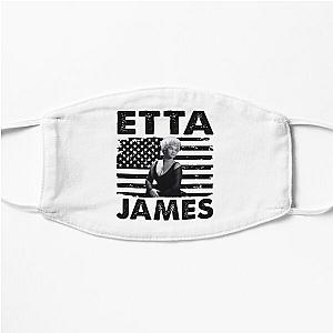 Retro American Flag Etta James Music Gift Flat Mask