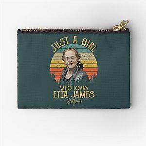 Just A Girl Who Loves Etta James  Zipper Pouch